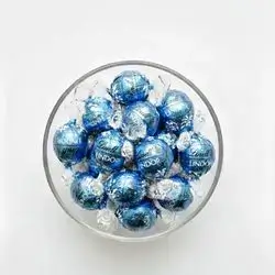 Chocolate lindor swiss flavour of chocolate and milk