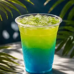 Blue hawai koktel