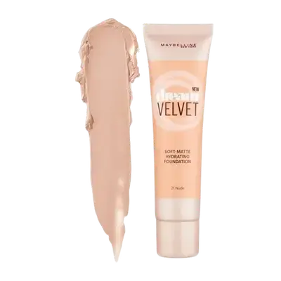 Dream Velvet Soft-Matte Hydrating Foundation 21 NUDE 30ml _ MAYBELLINE NEW YORK