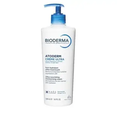 Bioderma Atoderm Cream Ultra Moisturiser for Dry Sensitive Skin 500m
