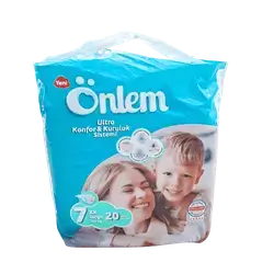 Onlem diapers No. 7, 20 pieces
