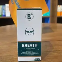 breath cough syrup with honey in allergic cough , bronchitis , dry irritating cough , cough with expectoration 100ml
