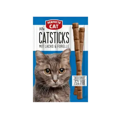 Perfecto Cat - Salmon & Trout Sticks 10Pcs