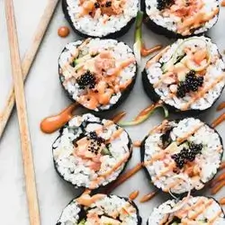 Spicy Salmon Sushi