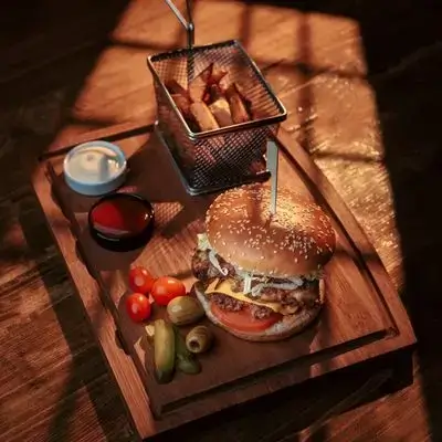 Mushroom Burger Set