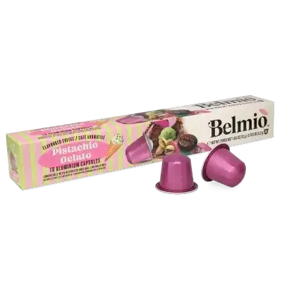 Belmio Pistachio Gelato - Nespresso Original Line Compatible, 10 Count