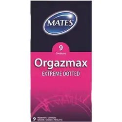 Orgazmax Extreme Dotted 9 Condoms_MATES