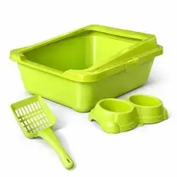 Open Litterbox & Bowl 48cm