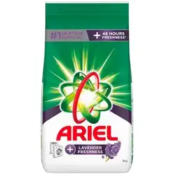 Ariel Lavender Laundry Detergent Powder, 1 in Stain Removal with 48 Hours of Freshness, 9KG