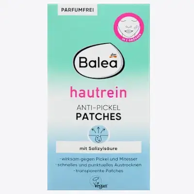 Balea anti-acne patches with salicylic acid, 36 pcs