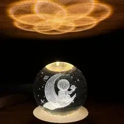 Crystal ball night light, for gifts