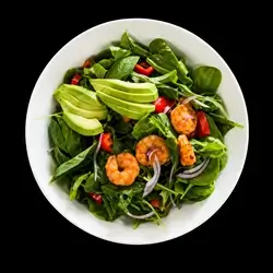 Shrimp Avocado Salad Calorie ( 350 )