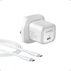 Anker Zolo 30W Compact GaN USB-C Charger – White