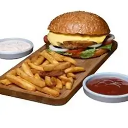 Chicken Burger with Cheese