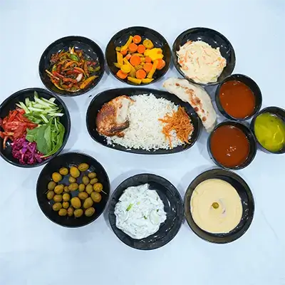 Quarter Chicken with Rice