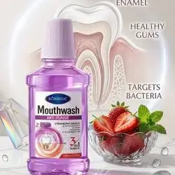 Körmesic Mouthwash Anti-Plaque Strawberry Breeze (250ml)