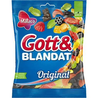 Malaco Gott & Blandat 160g – Sweet & Salty Family Favorite