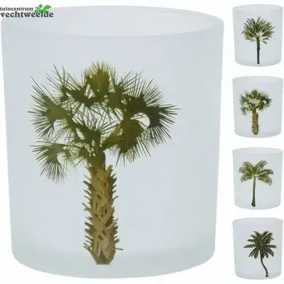 Tealıght Holder Glass 4Ass Des