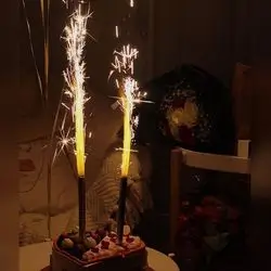 Ice fountain candles