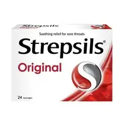 Strepsils orginal Refiel For sore Throat 24Pcs