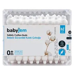 Safety Cotton Buds 0m+ 60pcs _ babyjem
