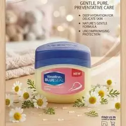 Vaseline BLUESEAL Gentle Protective Jelly Baby (50ml)