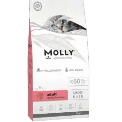 Molly SHINY HAIR - Shrimp & Salmon 2Kg