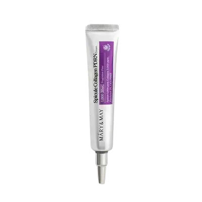 Spicule Collagen PDRN 1000 Shot Fragrance Free Cream 15g _ MARY & MAY