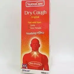  dry cough  شراب دراي كف لعلاج البرد والتهاب الحنجرة وحكة البلعوم والسعال الجاف 