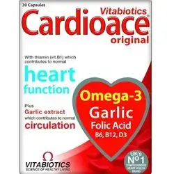 cardioace orginal omega-3 garlic folic acid b6/b12/d330 capsules