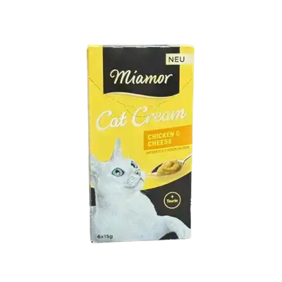 Miamor - Cat Cream - Chicken & Cheese 6Pcsx15g