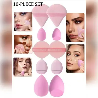 10pcs Makeup Kit - Sponge and Mini Sponge