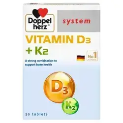 Vitamin D3 + K2 30 Tablets
