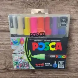 UNI-POSCA MARKER 16PCS
