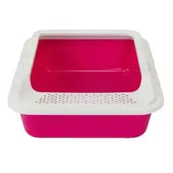 Provides A Designated Space For Cats To Urinate And Defecate Indoors. Helps Control Odors When Used With Clumping Or Odor-absorbing Litter. Keeps Waste Contained Within The Box, Reducing Mess In The Home. How It Works: Fill The Box. When Your Cat Uses It, Waste Can Be Emptied Or Sifted Through The Tray. The Openings At The Top Allow Clean Waste To Return, Leaving Only Clumps And Solid Waste For Disposal. Advantages: Hygienic And Easy To Maintain. The Open Design Allows For Ventilation, Reducing Odor Buildup Compared To Closed Boxes.