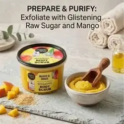 Organic Shop Mango & Sugar Repairing Body Scrub