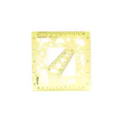 Flexible Square stencil and ruler ,