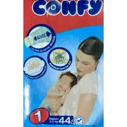 Confi No. 1 - Newborn Diapers - 2.5 to 5 kg - 44 Pieces
