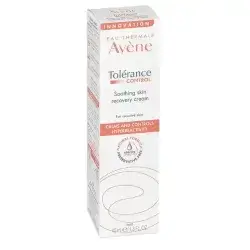 كريم Avene Tolerance Control المهدئ لاستعادة البشرة للبشرة شديدة الحساسية ، مرطب للوجه خالٍ من المواد الحافظة