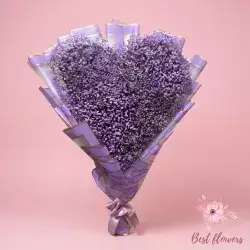 Bouquet Flowers- Purple