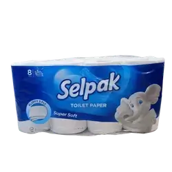 Cleanse Selpak Toilet 8 Rolls