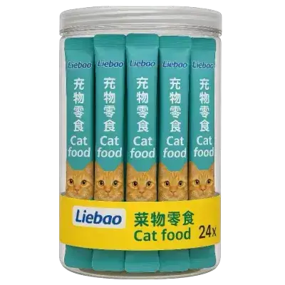 Liebao Lickable Cat Treat Codfish Flavor 15gx24