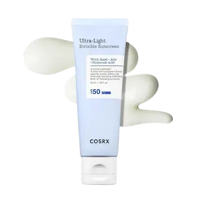 Ultra-Light Invisible Sunscreen Spf50 Witch Hazel + Aloe + Hyaluronic Acid 50ml _ COSRX
