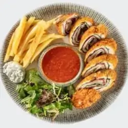 Chicken With Pastrami And Kashar Cheese