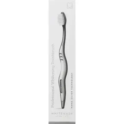 Toothbrush with Silver Ions, antibacterial effect, soft, white-gray version 1