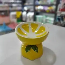 Floor Feeding Fruit Shaped Anti-Vomit Ceramic Pet Bowl