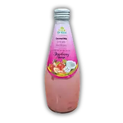 Coco Queen Strawberry Milk Glass 290ml