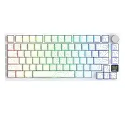 ATTACK SHARK X820Ultra Tri-mode Gasket Mechanical Keyboard-White contour shark switch