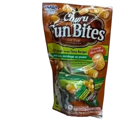 Inaba Churu Fun Bites – Chicken Recipe Wrapped with Tuna Recipe