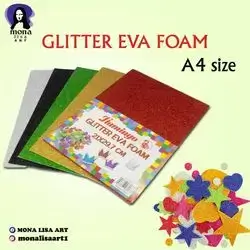 Glitter EVA Foam-flamingo
